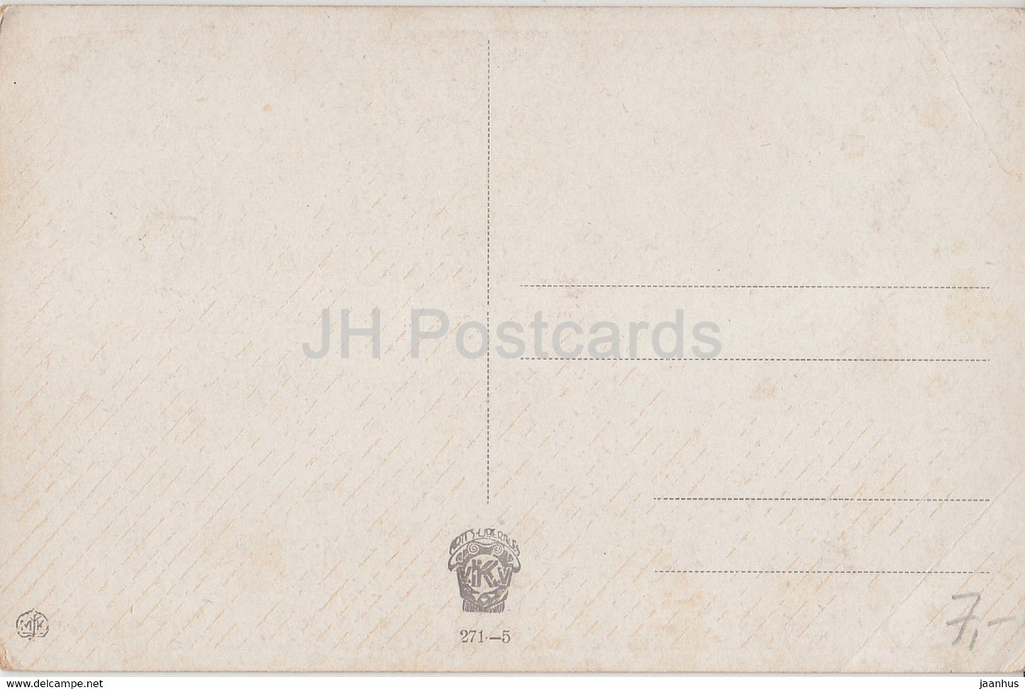 painting by C. Muttich - Glaube - girl - old postcard - Czech art - Czech Republic - unused