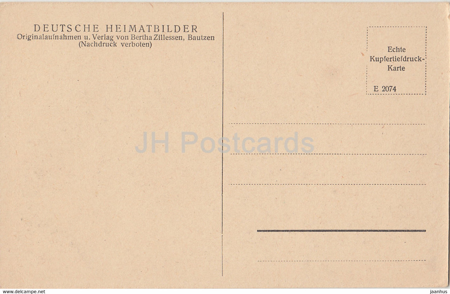 Bautzen - Vor dem Muhltor - Deutsche Heimatbilder - old postcard - Germany - unused