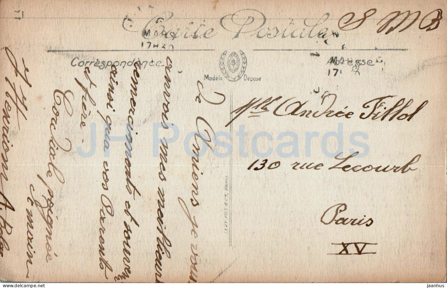 Amiens - La Cathédrale - cathédrale - 215 - carte postale ancienne - France - occasion