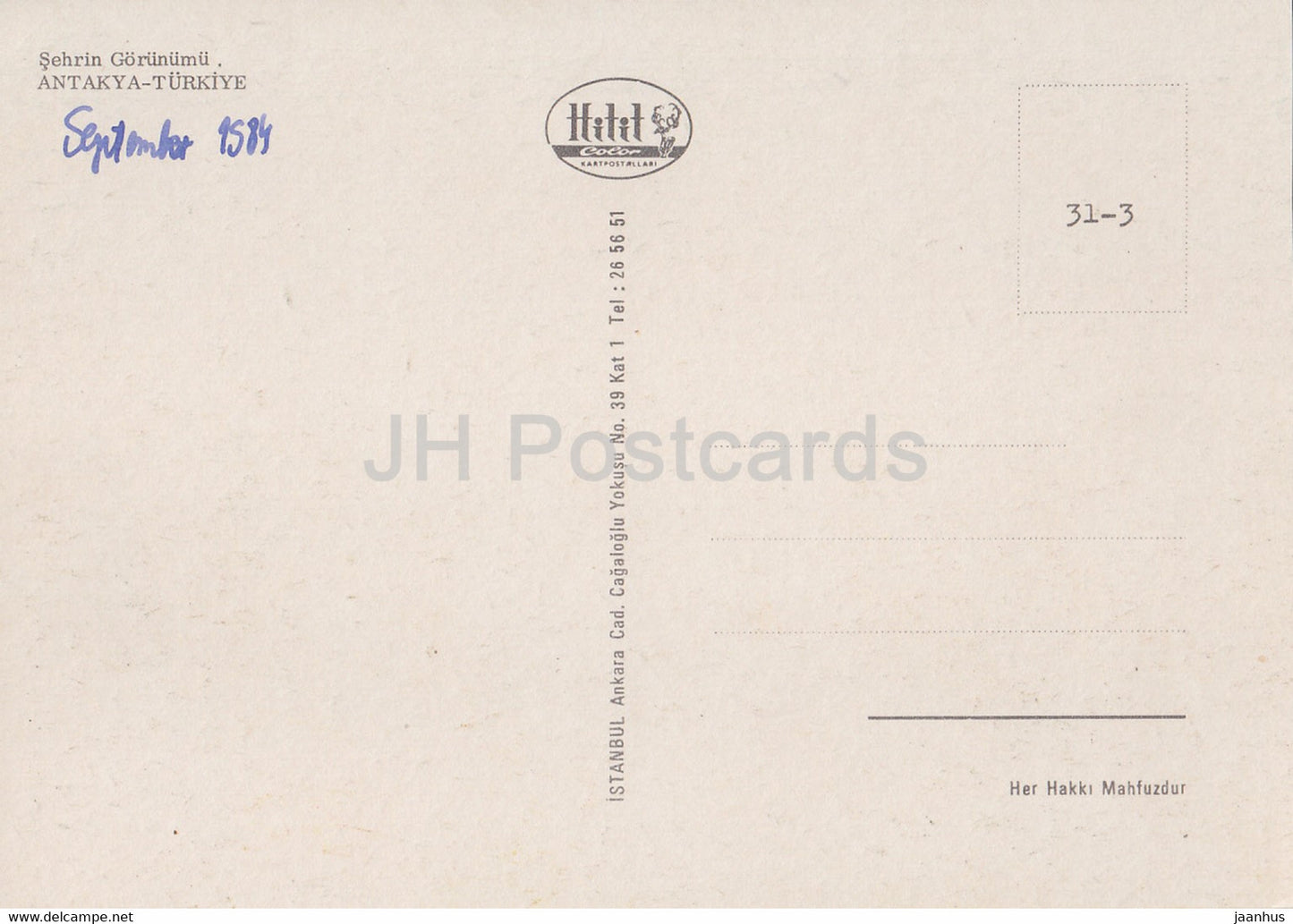 Antakya - Vue sur la ville - 1984 - Turquie - occasion