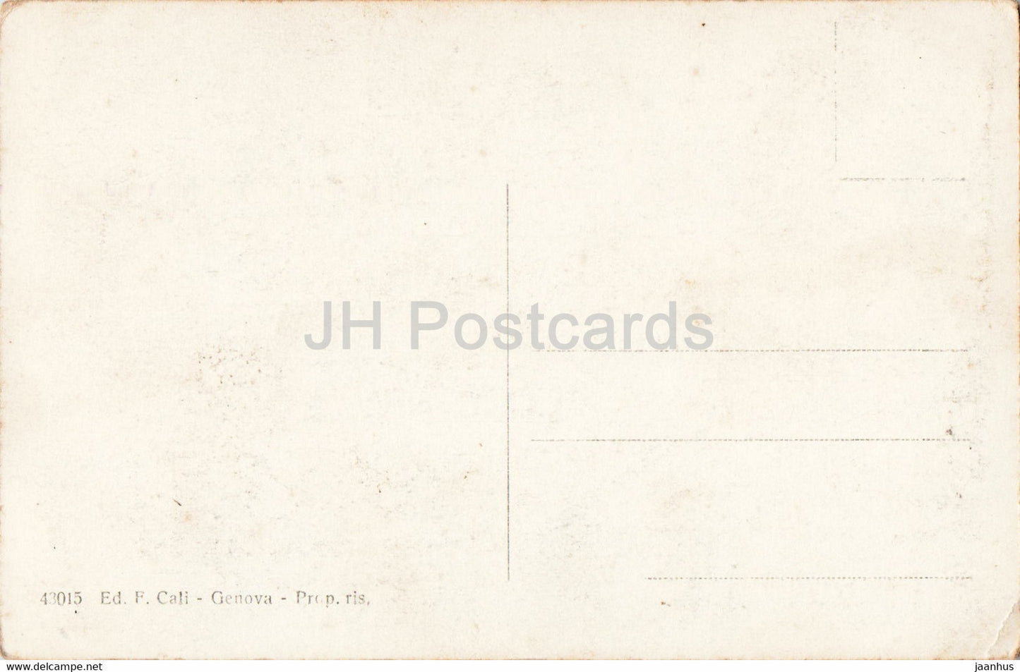 Genova - Piazza Acquaverde - Monumento a C Colombo - Denkmal - 43015 - alte Postkarte - Italien - unbenutzt