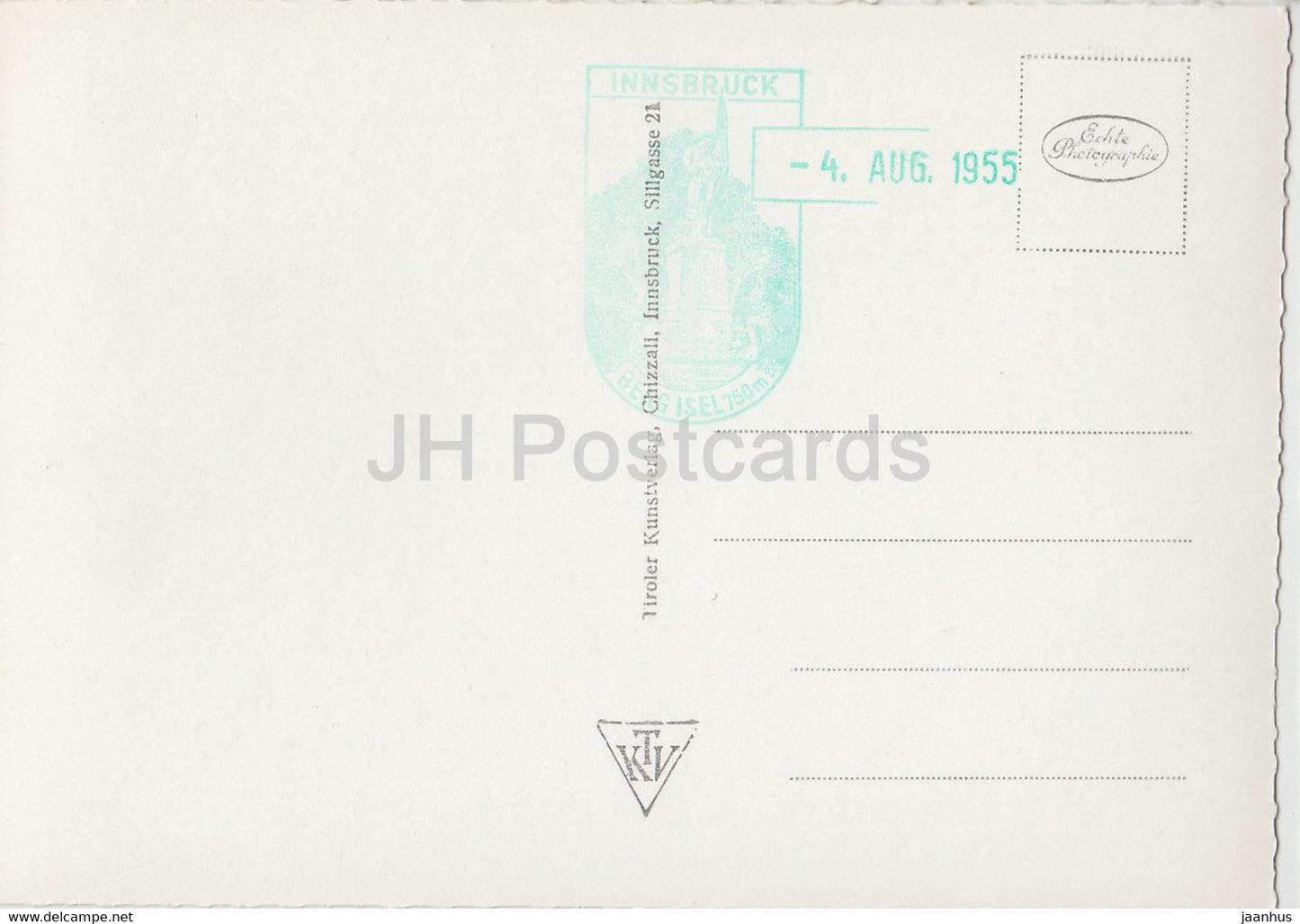 Innsbruck - Herzog Friedrichstrasse mit Stadtturm und Goldenem Dachl - 1955 - Austria - unused