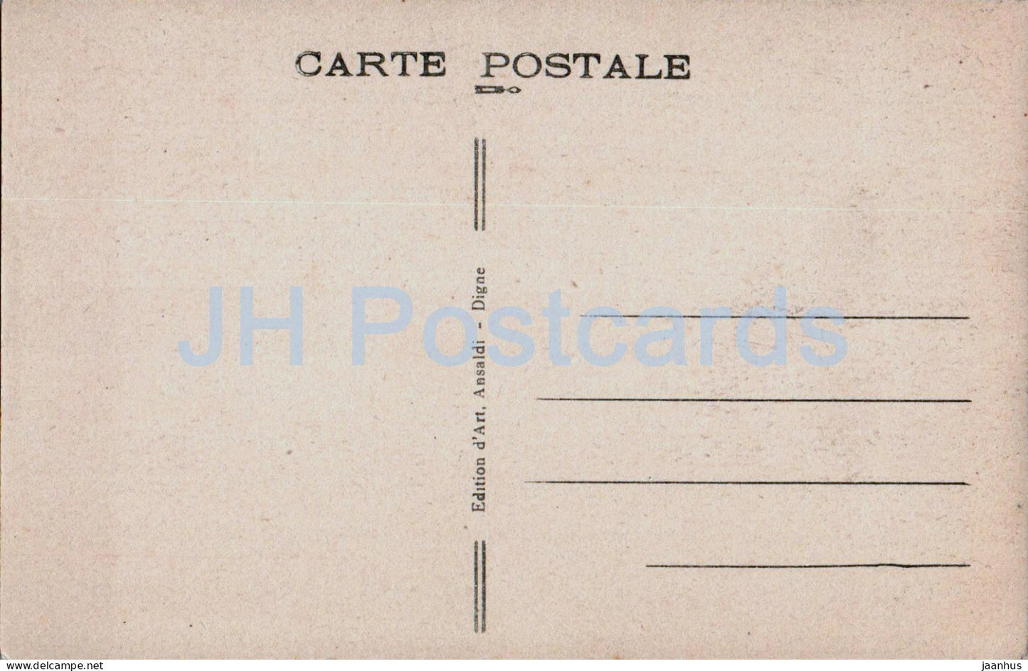 Touet de Beuil – 496 – alte Postkarte – Frankreich – unbenutzt