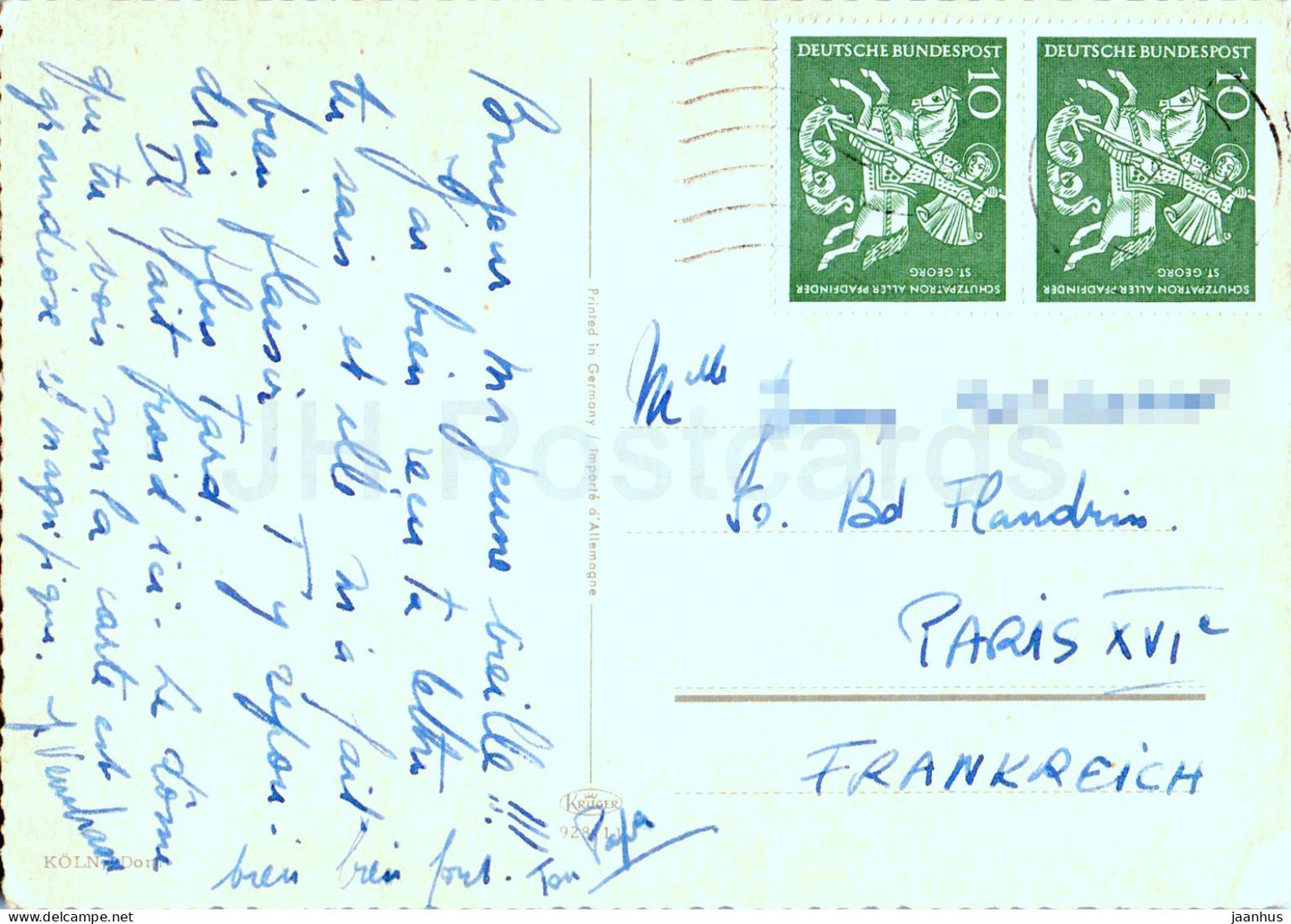 Koln - Cologne - Dom - cathedral - 928/11 - Germany - used