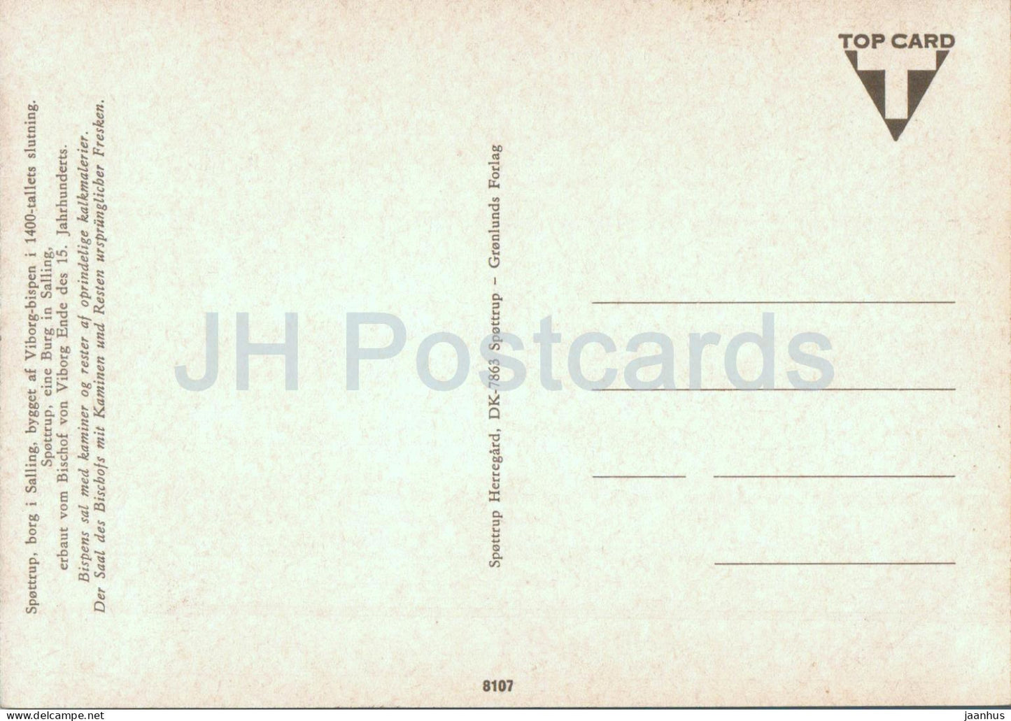 Spottrup - Salling - interior - castle - 8107 - Denmark - unused