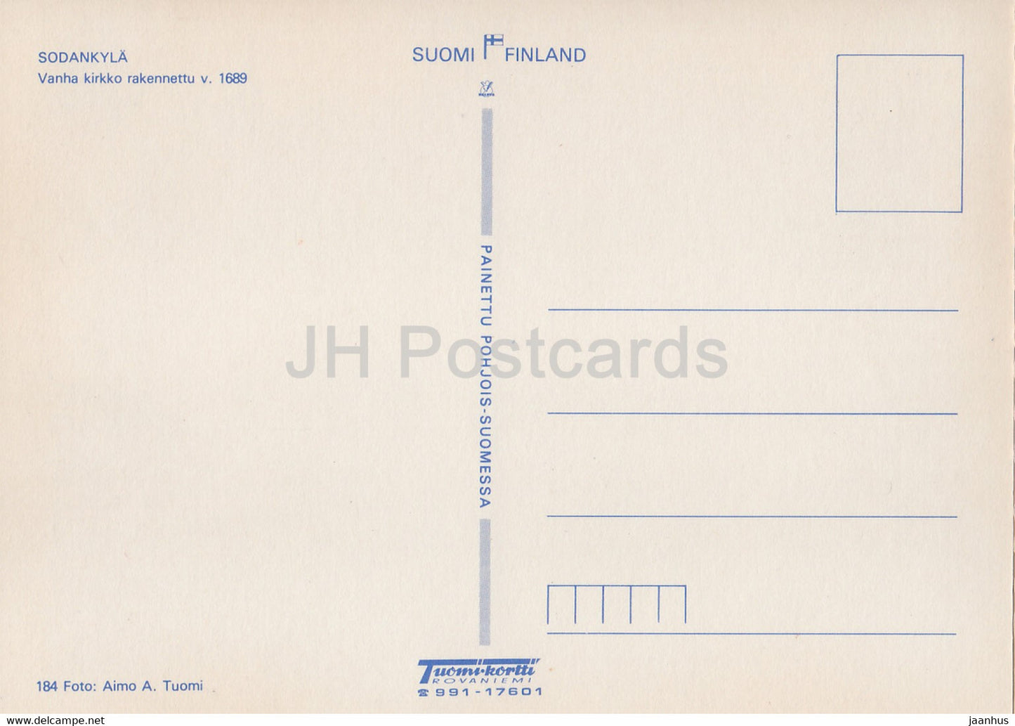 Sodankyla - Vieille église - Finlande - inutilisée