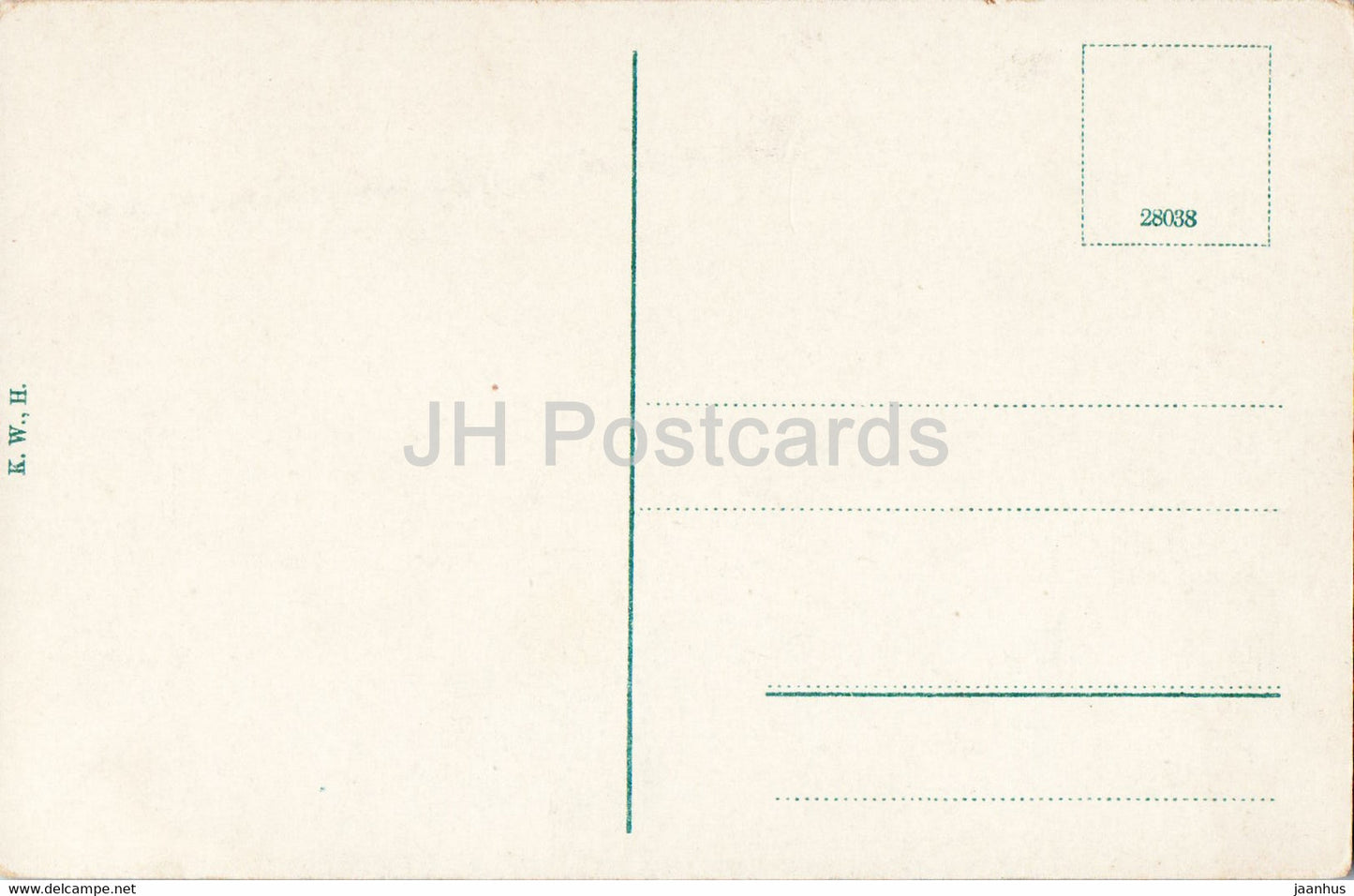 Gruss aus Hamburg - Alter Jungfernstieg - boats - old postcard - Germany - unused