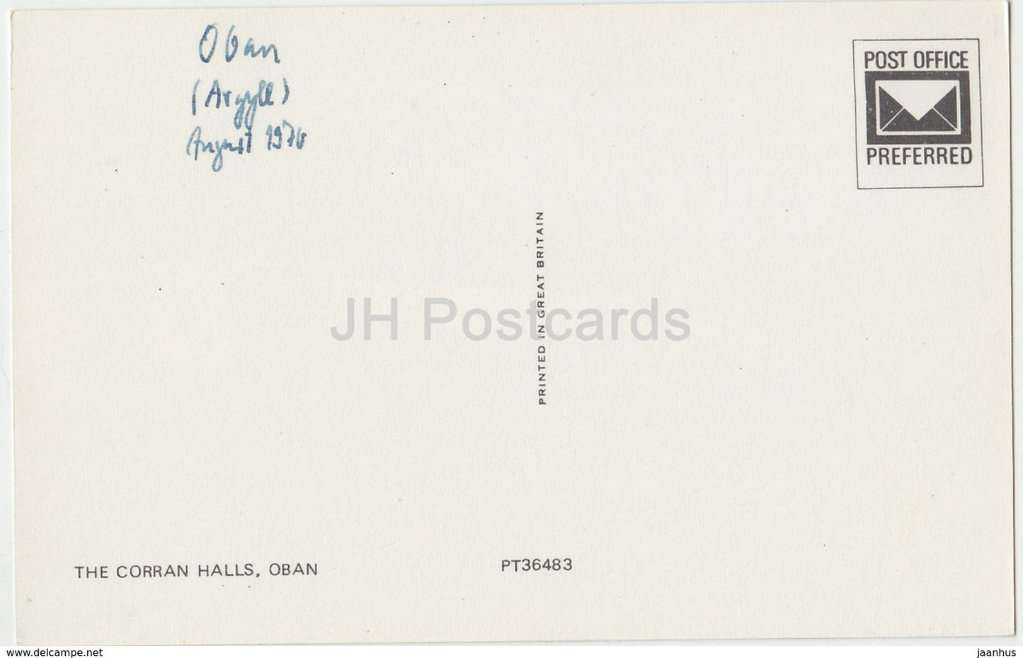 Oban - The Corran Halls - PT36483 - 1985 - United Kingdom - Scotland - used