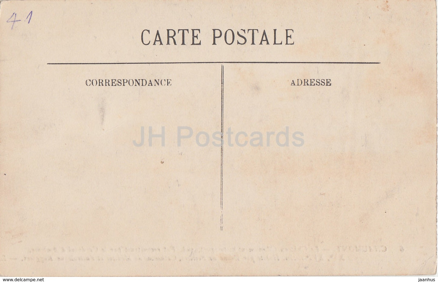 Chaumont - Le Chateau - sud - monument historique - 6 - castle - old postcard - France - unused