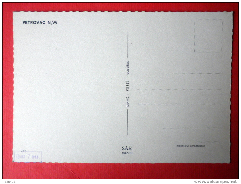 beach - Petrovac - Montenegro - Yugoslavia - unused - JH Postcards