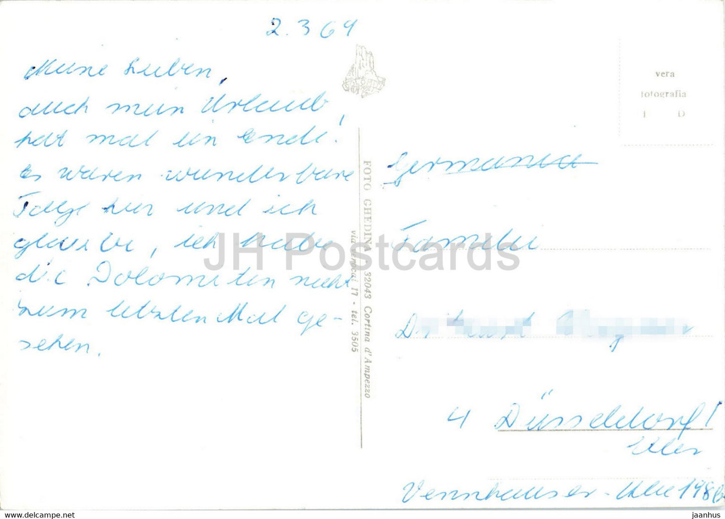 Val di Fassa - Pozza Meida - Telecabine Buffaure - Il Catinaccio - cable car - 1969 - Italy - used