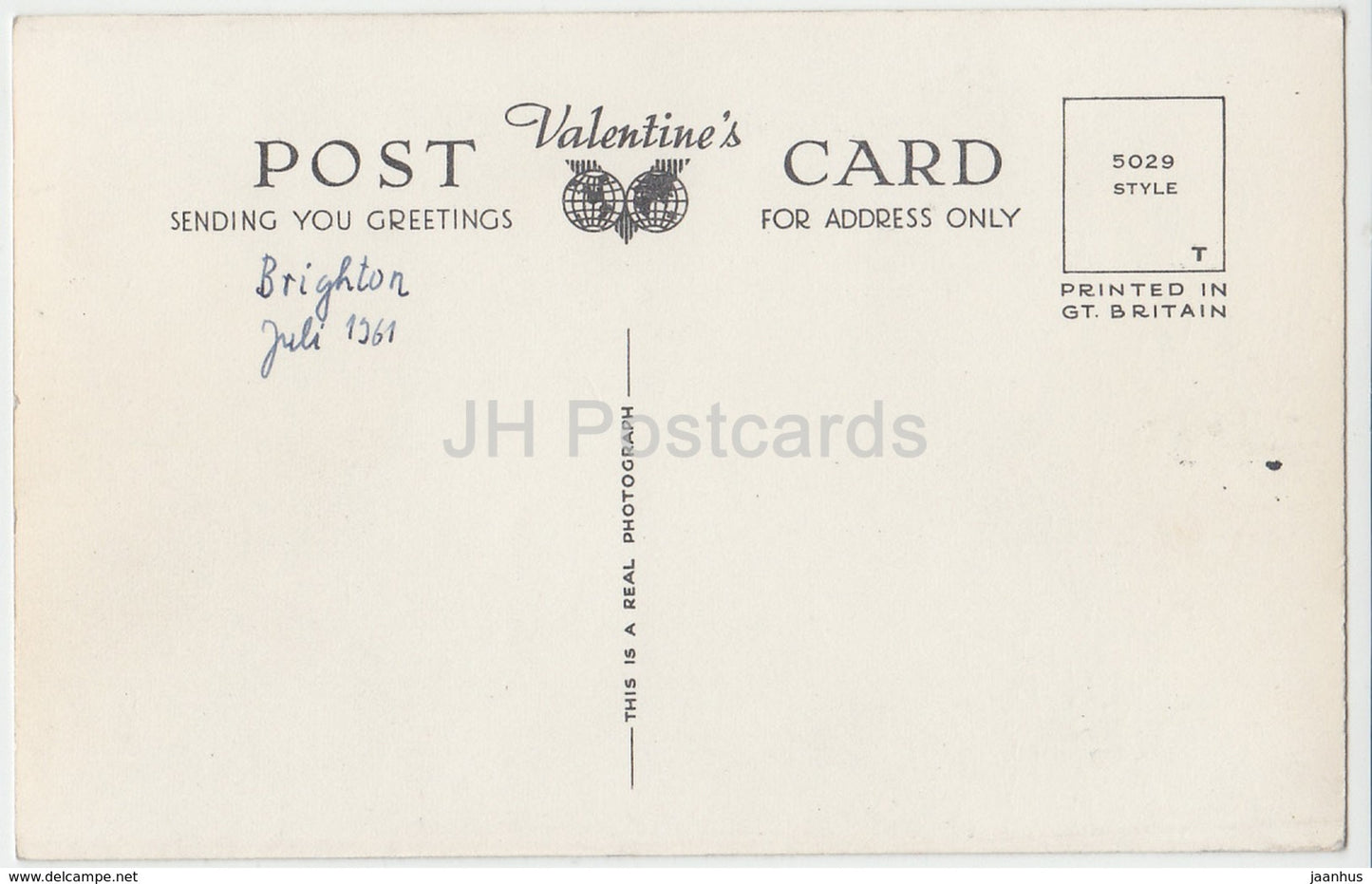 Brighton - Steine Gardens - K 5952 - 1961 - Royaume-Uni - Angleterre - occasion