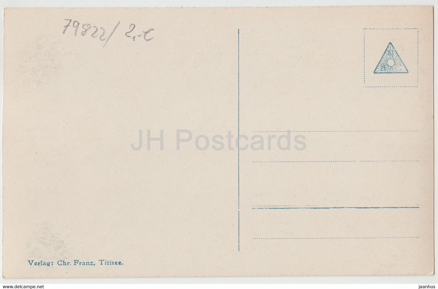 Bauernhaus im Schwarzwald - 3603 - old postcard - Germany - unused