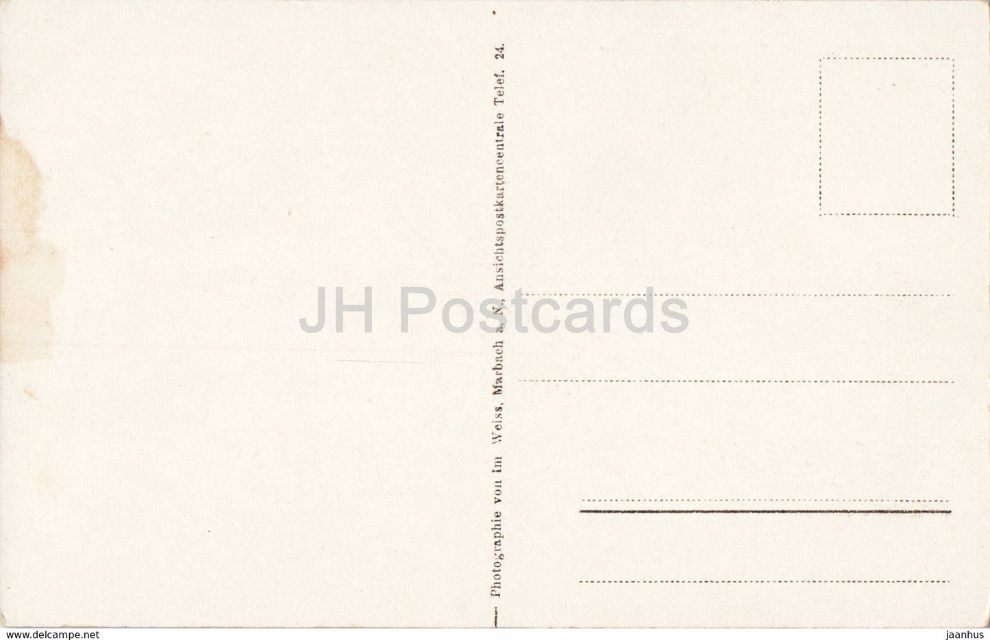 Marbach a N - Schillers Geburtshaus - old postcard - Germany - unused