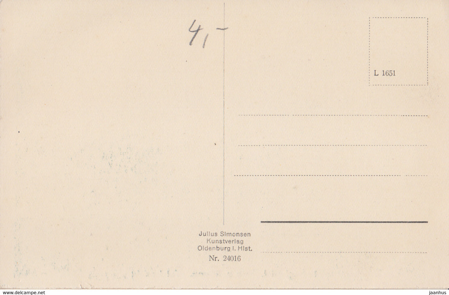Ostseebad Lohme a Rugen - Totalansicht - old postcard - 24016 - Germany - unused