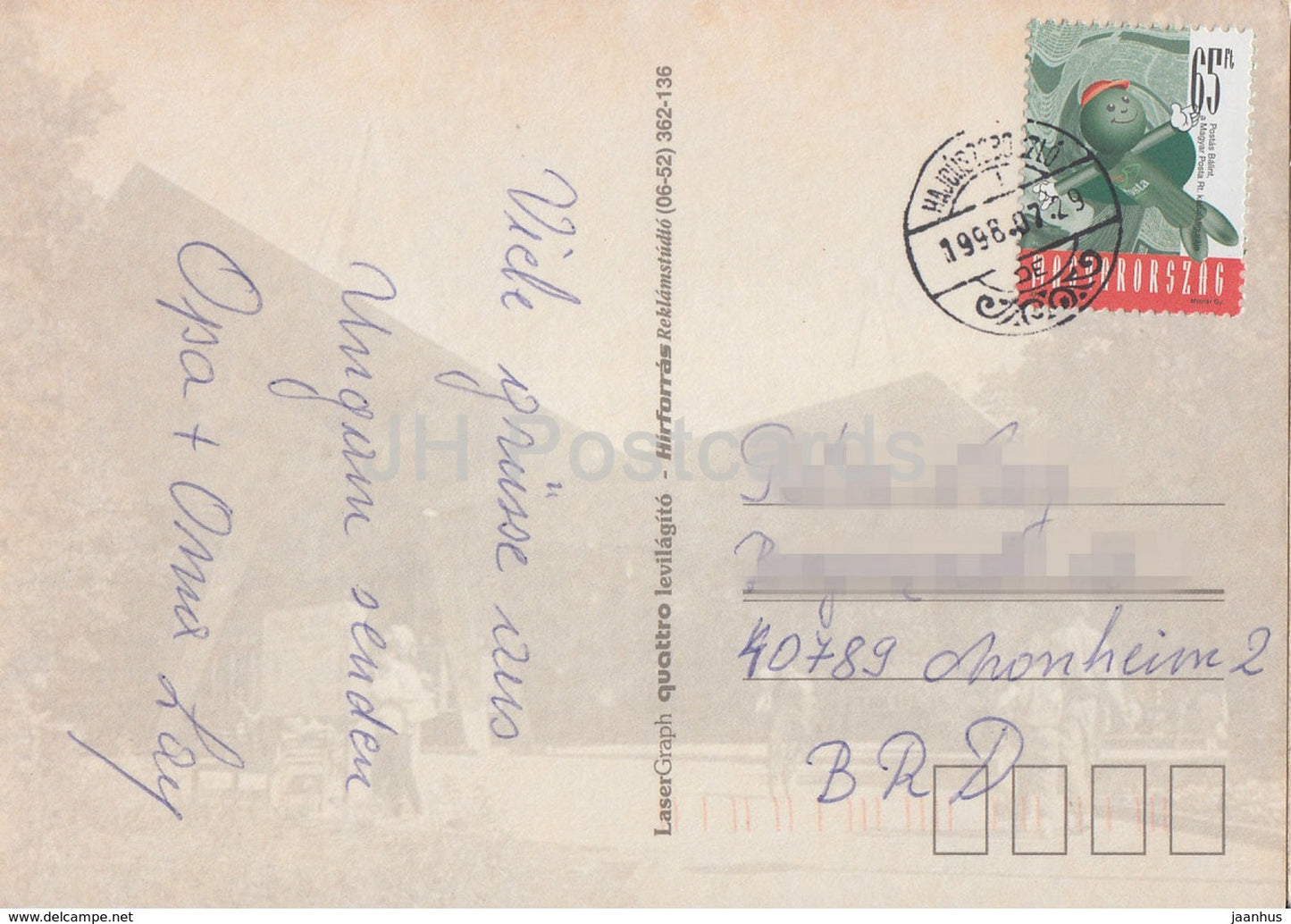 Hajduszboszlo - pont - hôtel - piscine - multiview - 1998 - Hongrie - occasion