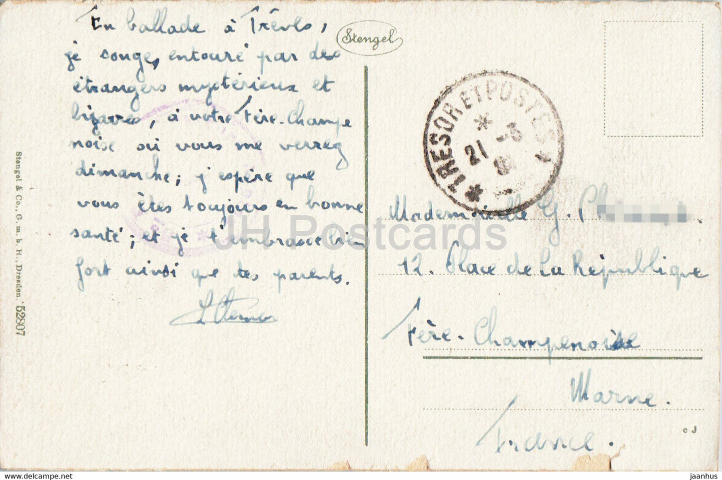 Trèves - Dom u Liebfrauenkirche - 52807 - église - carte postale ancienne - 1921 - Allemagne - utilisé