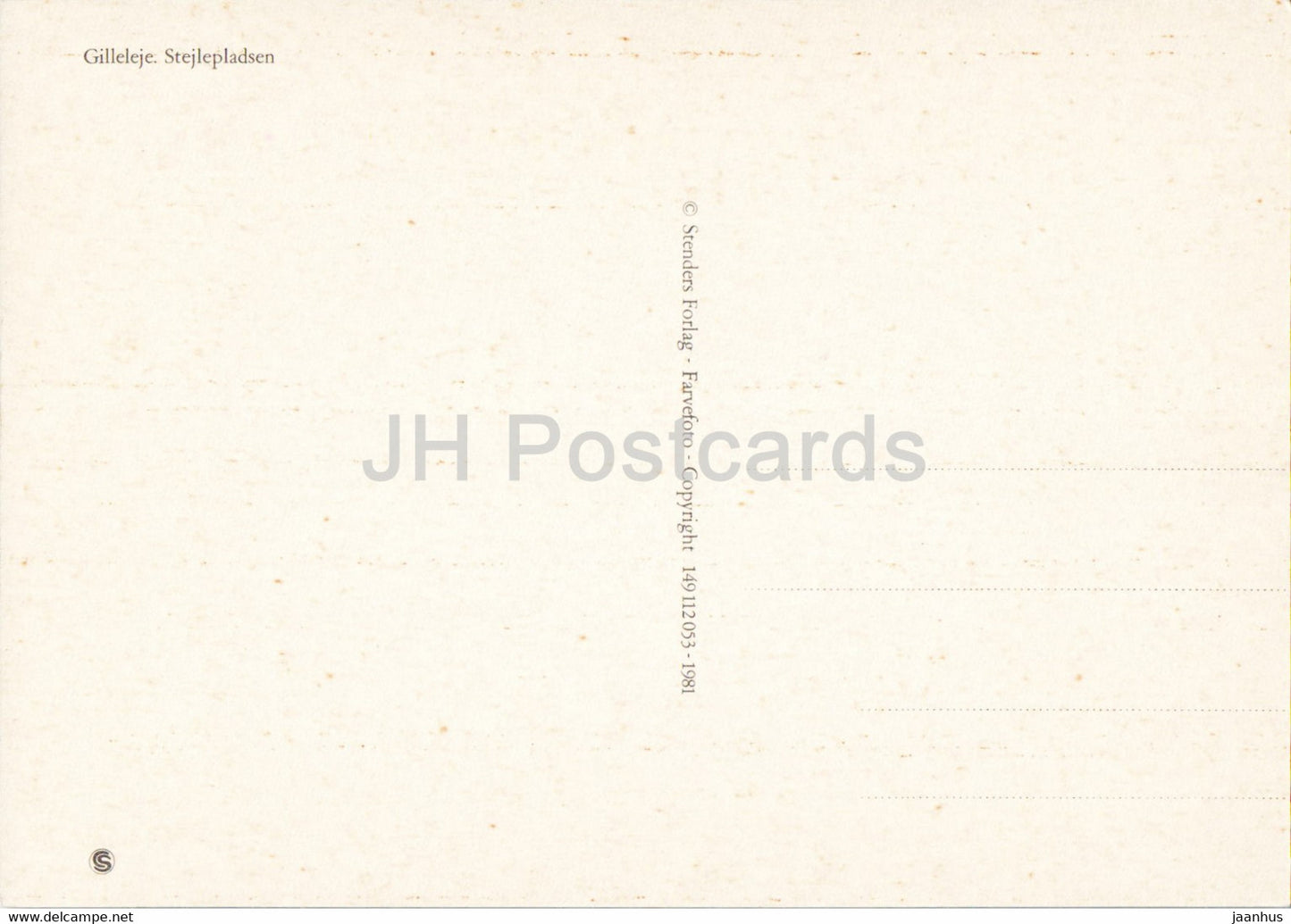 Gillelje - Stejlepladsen - Boot - Fischernetz - Dänemark - unbenutzt