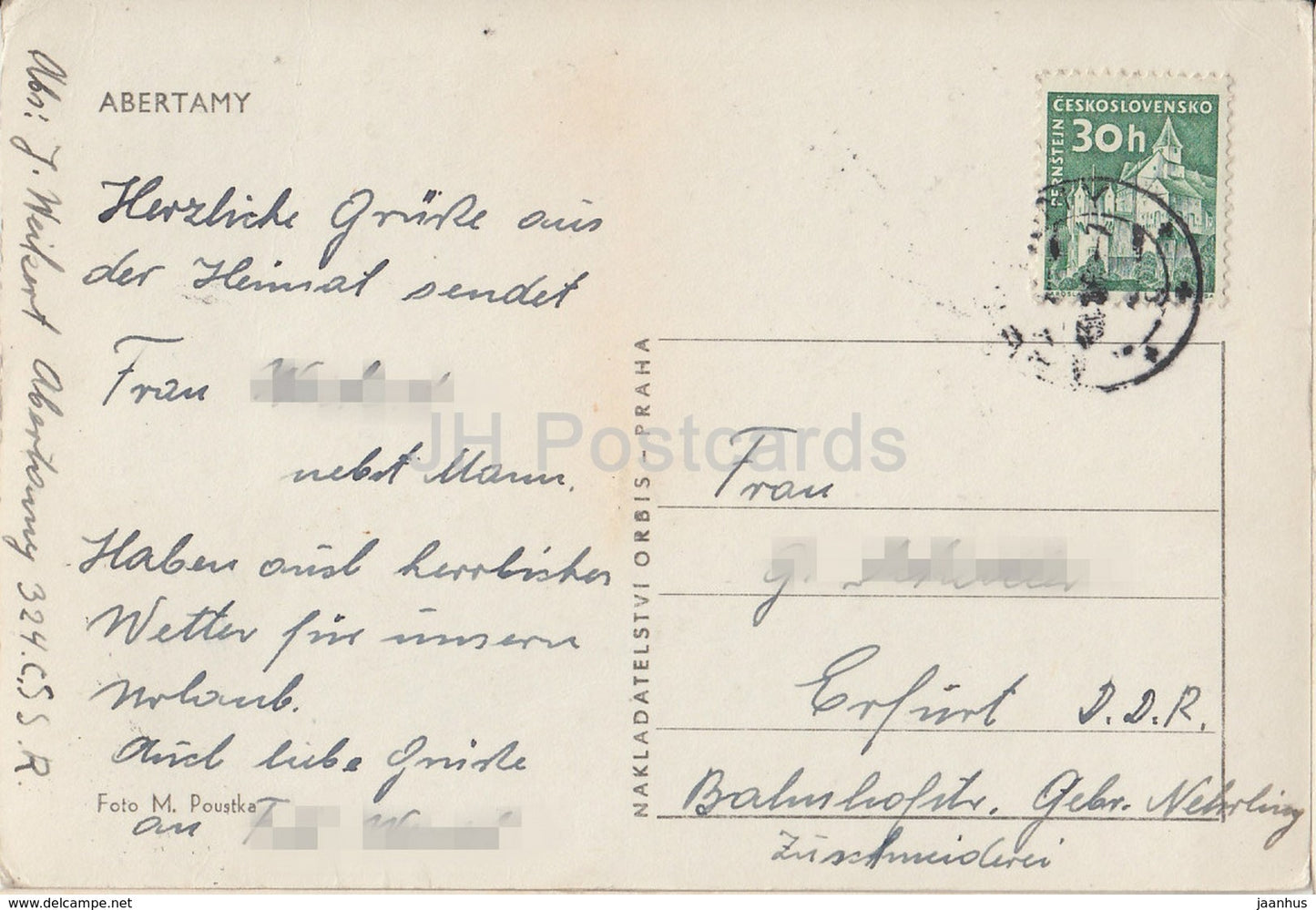Abertamy - town - Czechoslovakia - Czech Republic - 1960s - used