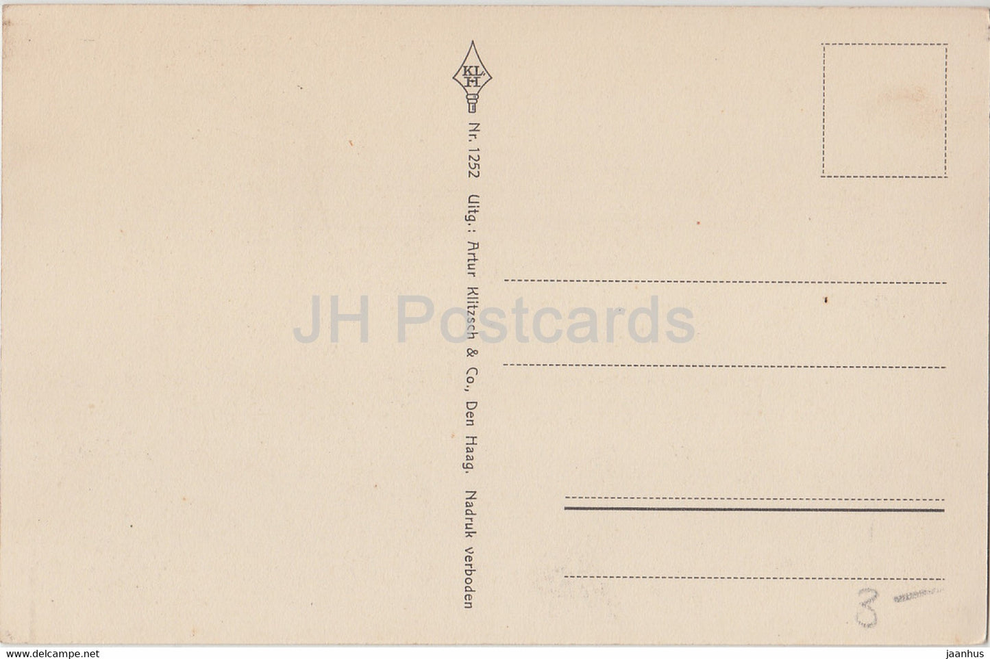 Gorinchem - Slot loevestein - castle - 1252 - old postcard - Netherlands - unused