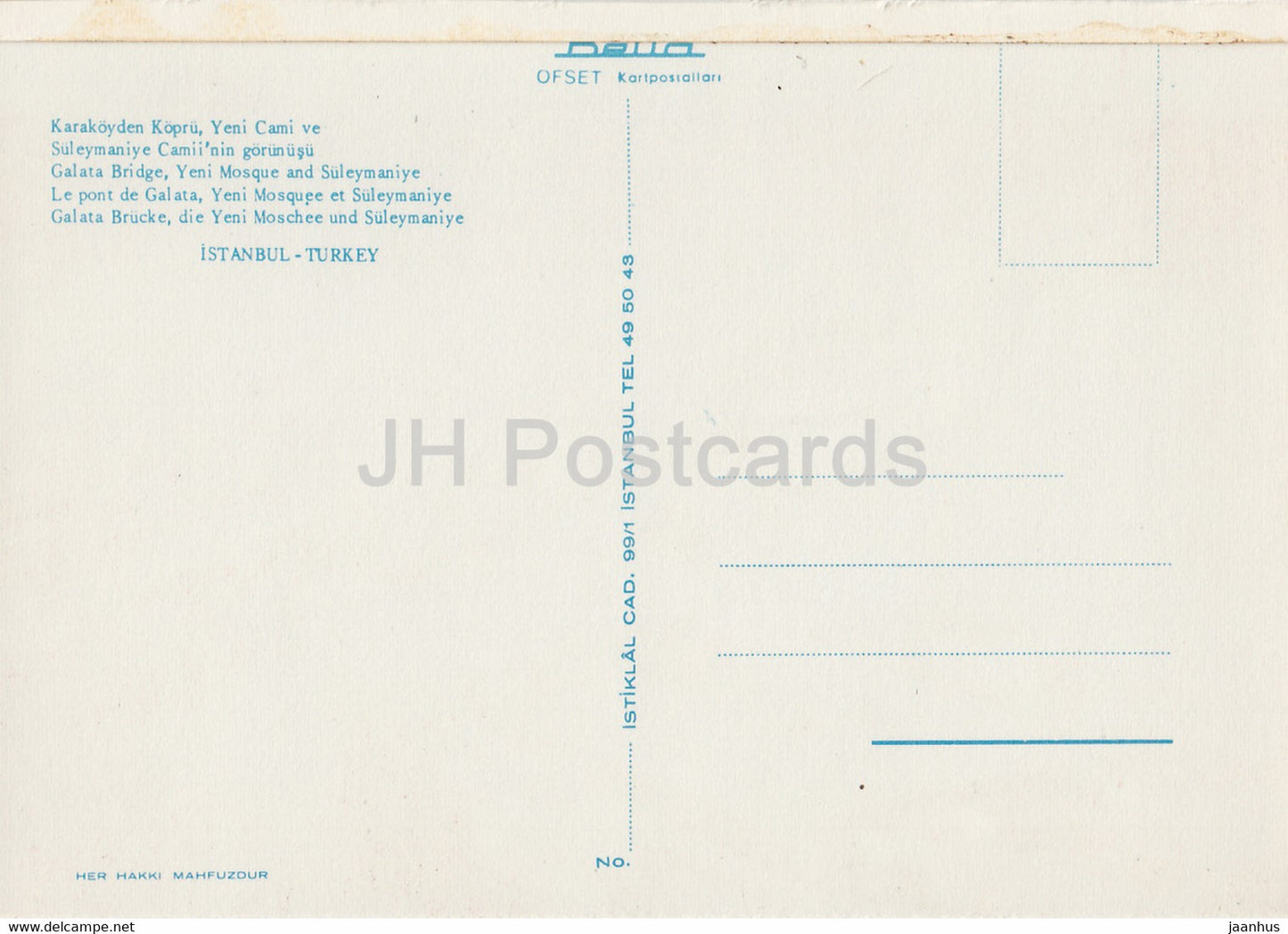 Istanbul - Pont de Galata - Mosquée Yeni - Suleymaniye - navire - Turquie - inutilisé