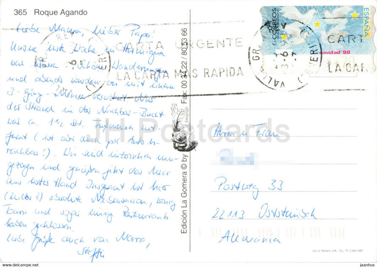 Roque Agando - 365 - Espagne - occasion