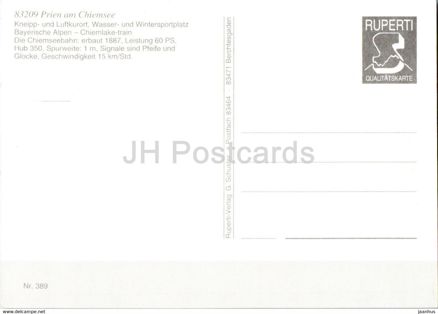 Prien am Chiemsee - Chiemlake Train - Chiemseebahn - train - railway - locomotive - Germany - unused