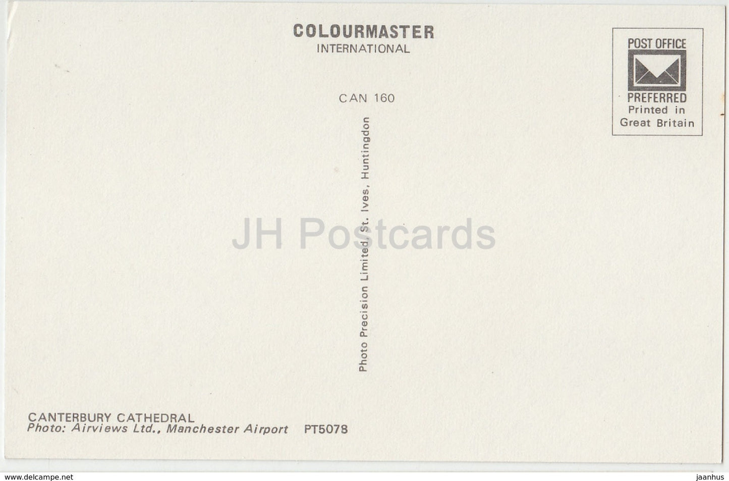 Canterbury Cathedral - aerial view - PT5078 - United Kingdom - England - unused