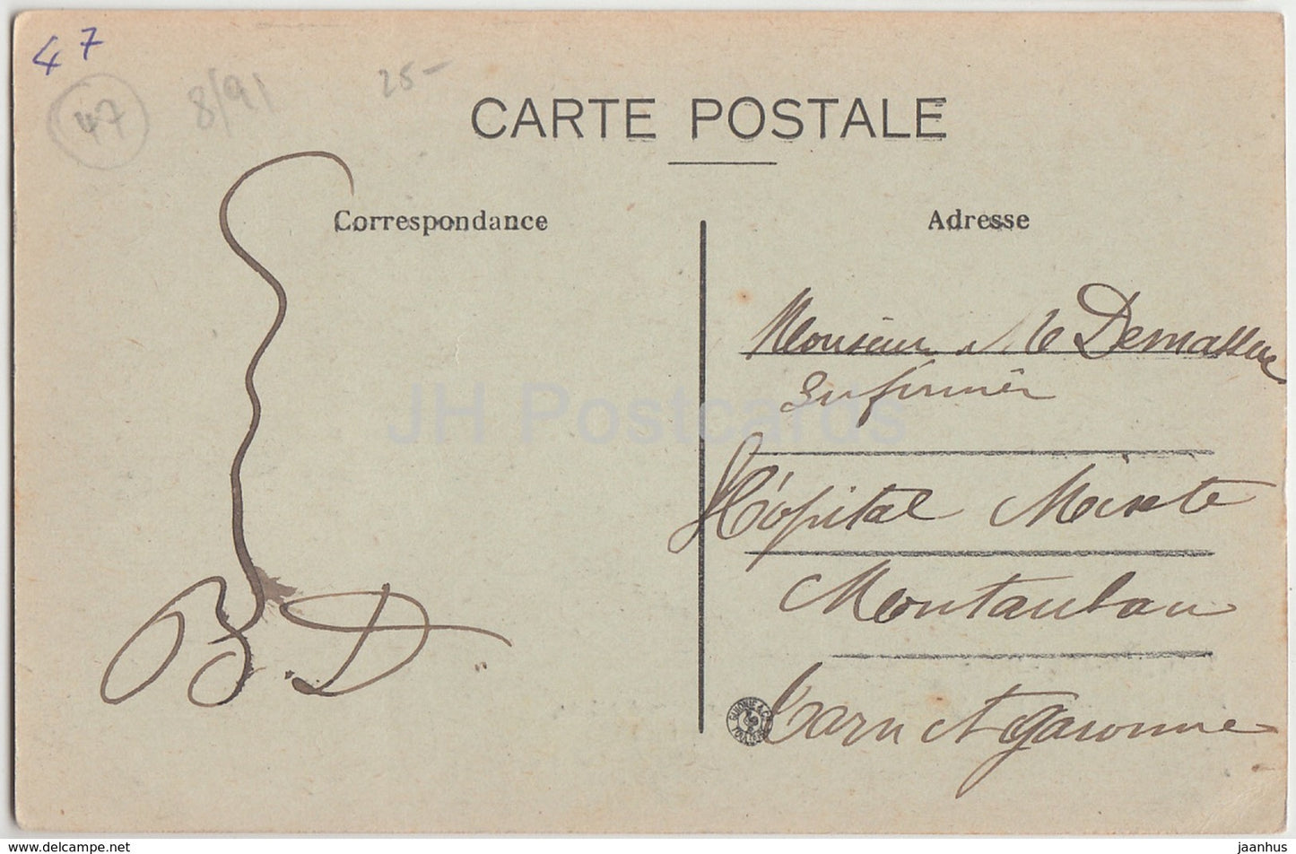 Nerac - Ancien Chateau des Seigneurs d'Albret - Rois de Navarre - castle - old postcard - France - used