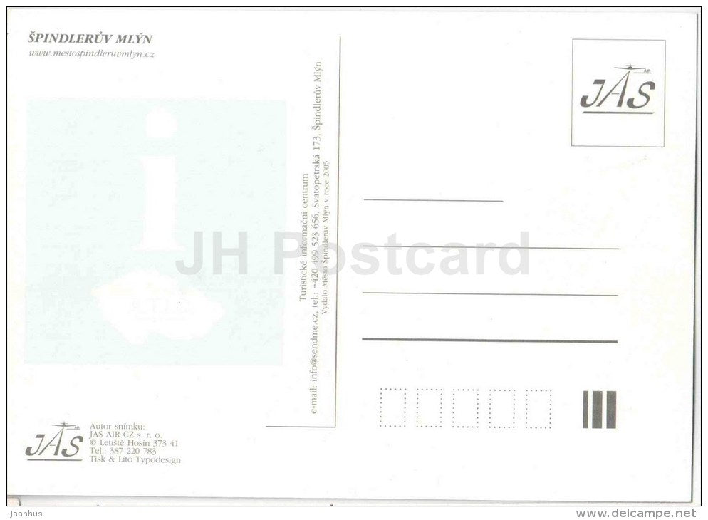 Spindleruv Mlyn - mountains - view - Czech Republic - unused - JH Postcards