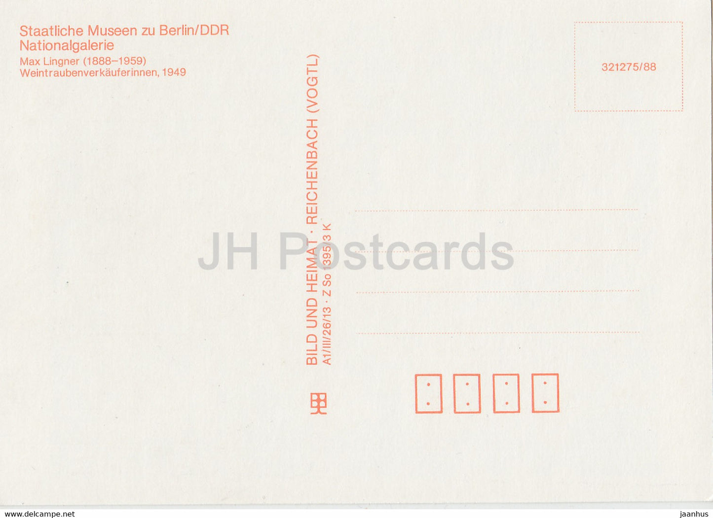 Gemälde von Max Lingner – Weintraubenverkäuferinnen – Deutsche Kunst – Deutschland – unbenutzt