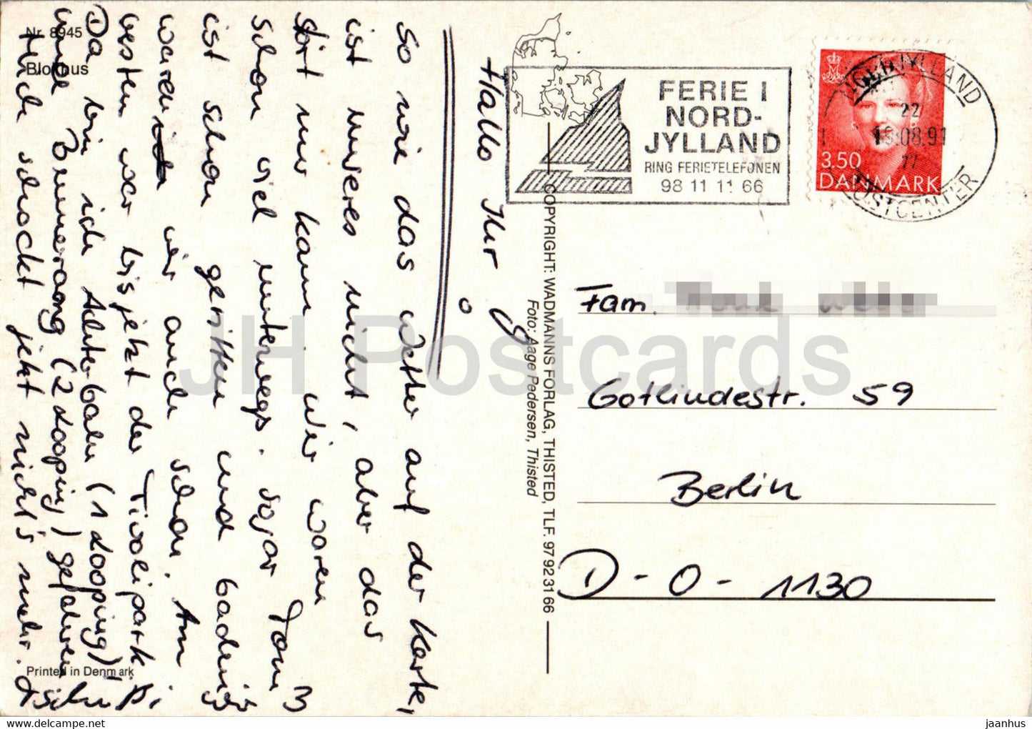 Blokhus - 8945 - 1991 - Denmark - used