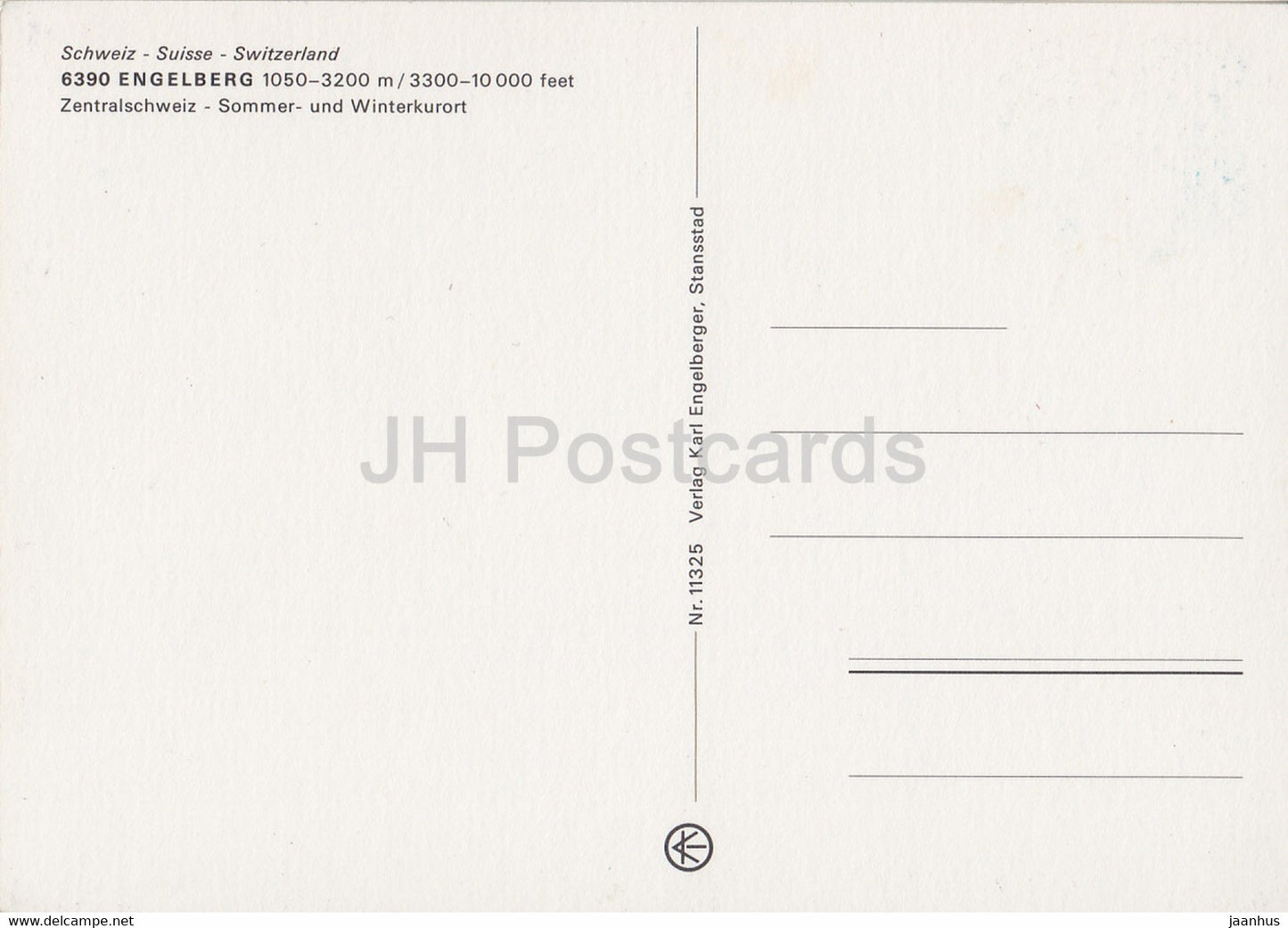 Engelberg - Zentralschweiz - multiview - 11325 - Switzerland - unused