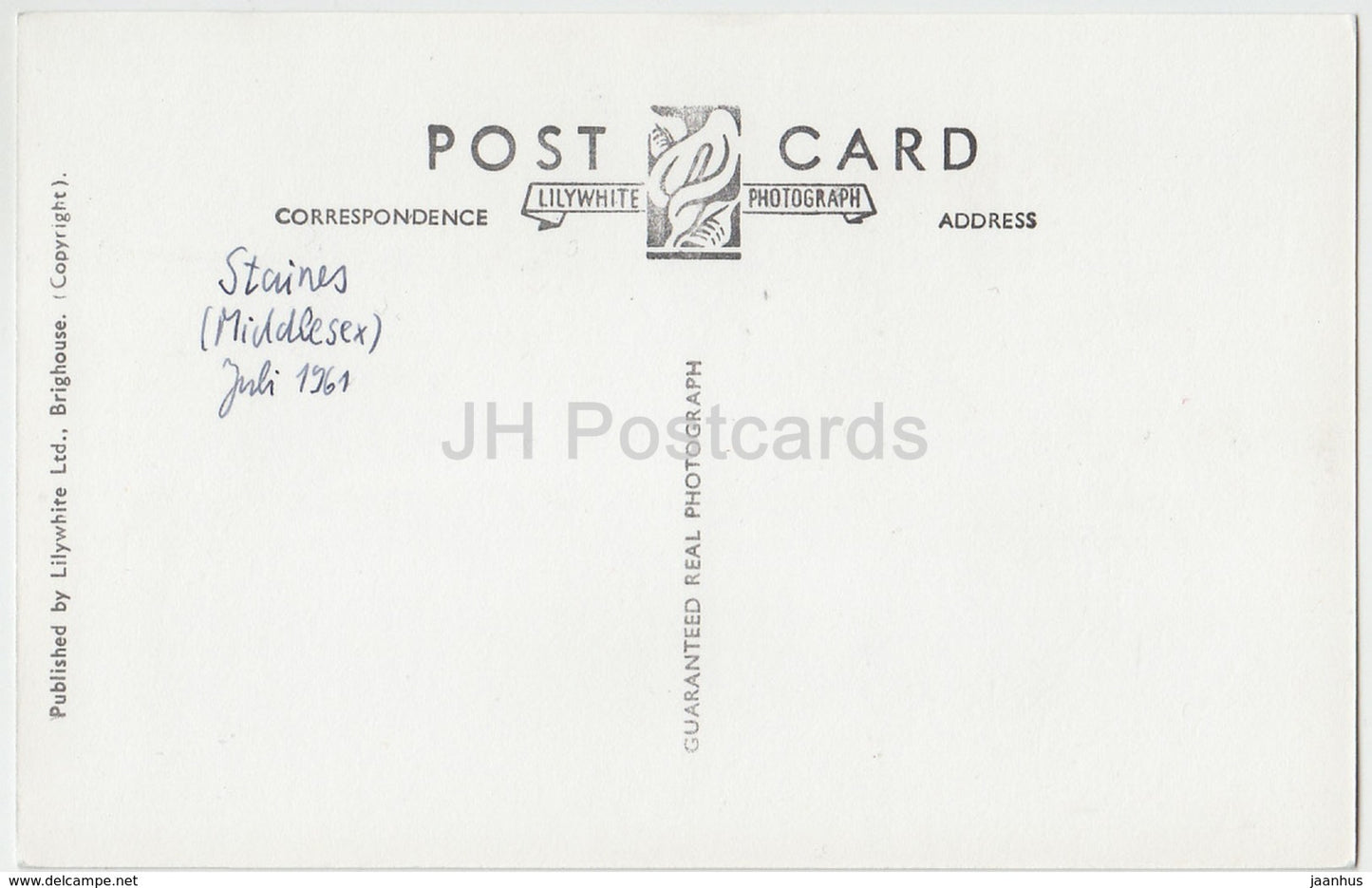 Bell Weir - River Thames - 2292 - 1961 - United Kingdom - England - used