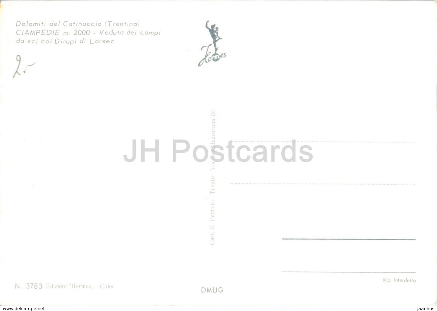 Ciampedie - Dirupi di Larsec - Catinaccio - skilift - Italy - unused