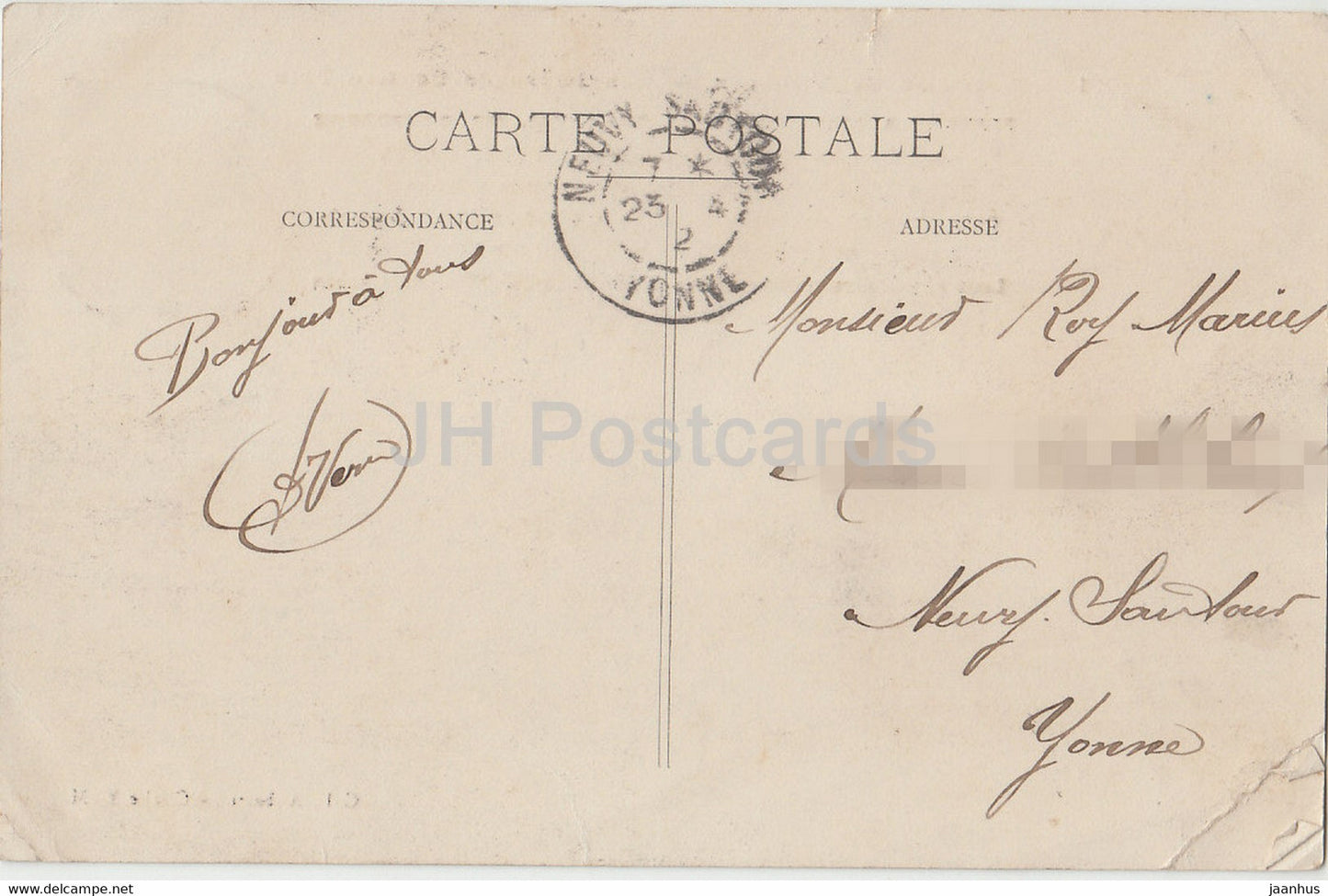 Environs de Vitteaux - Les Barrages de Grosbois - Servant a l'Alimentation - old postcard - France - used