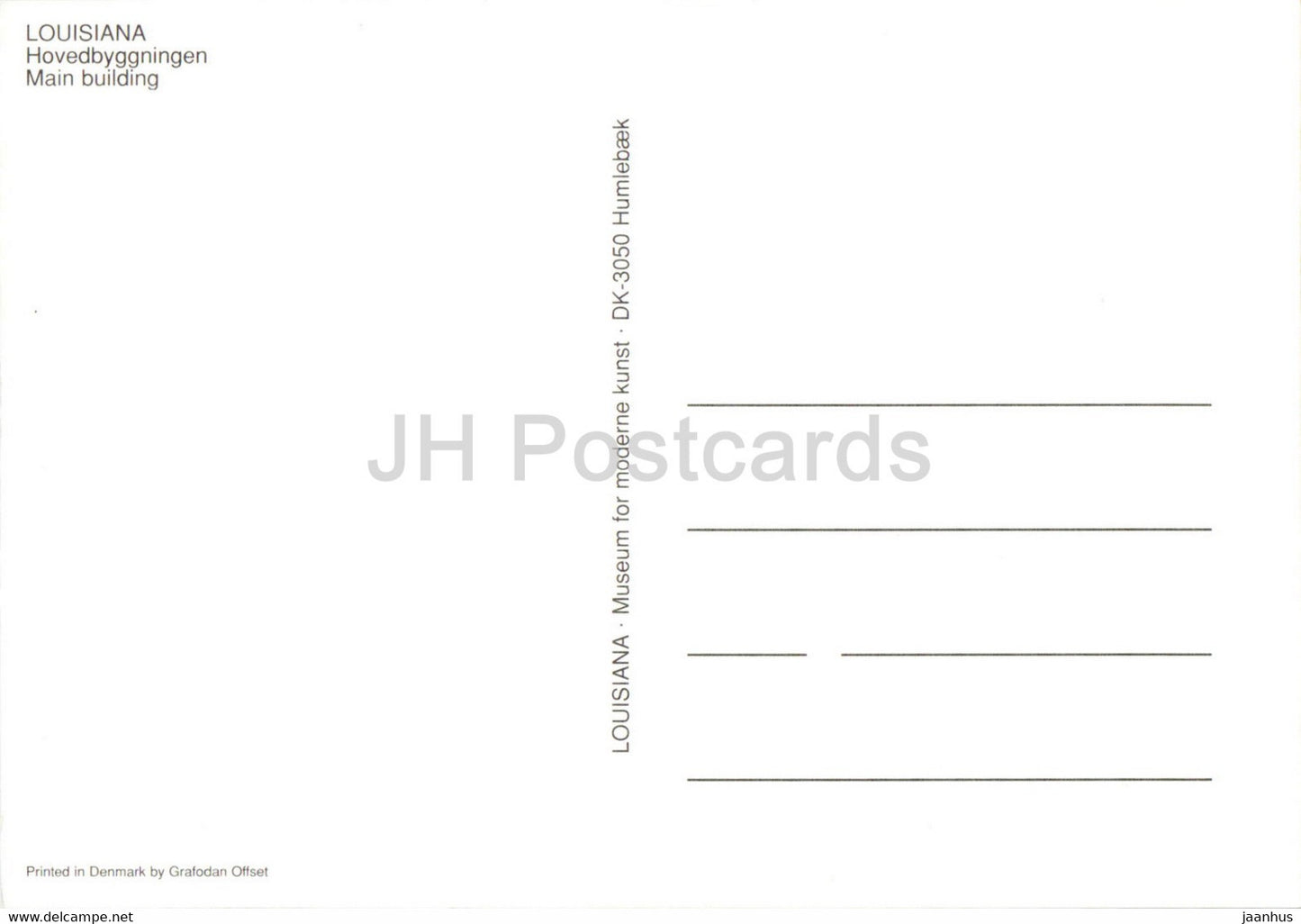Louisiana Museum of Modern Art – Hauptgebäude – Dänemark – unbenutzt