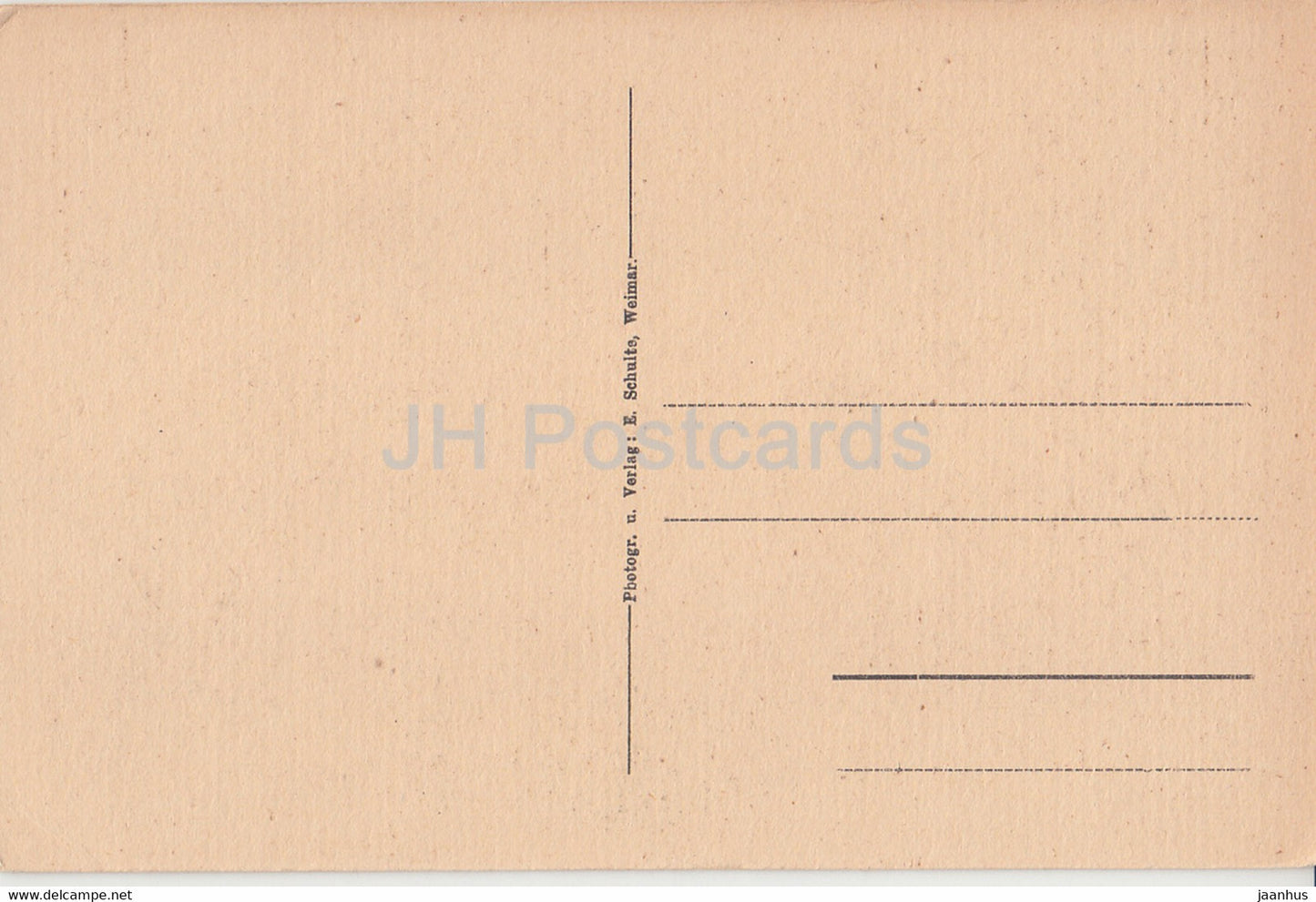 Goethes Gartenhaus im Park zu Weimar - old postcard - Germany - unused