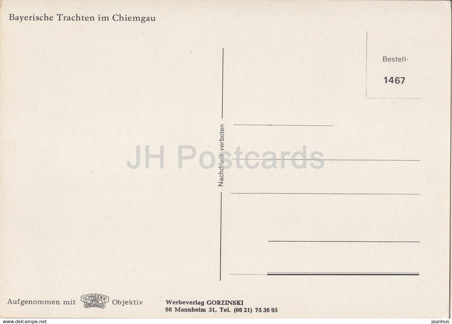 Bayerische Trachten im Chiemgau - music - folk costumes - Germany - unused