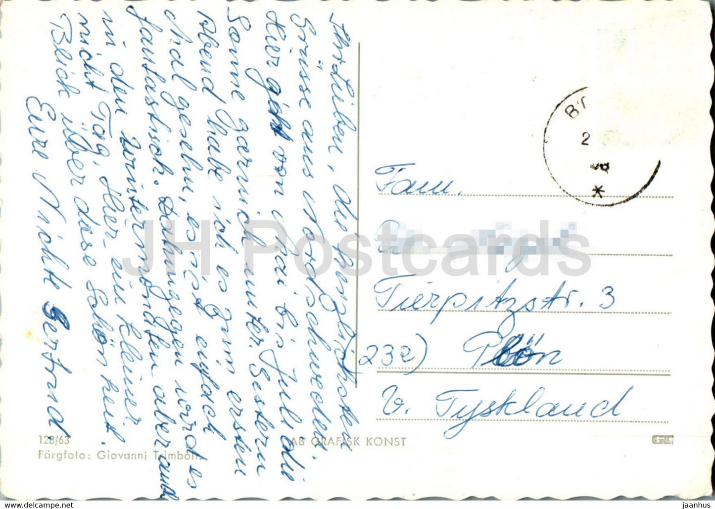 Sameland - Sapmi - multiview - 128/63 - Sweden - used