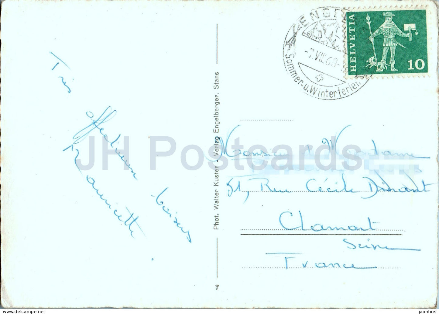 Engelberg - Trubsee gegen Jochpass und Wendenstocke - 533 - 1960 - Switzerland - used