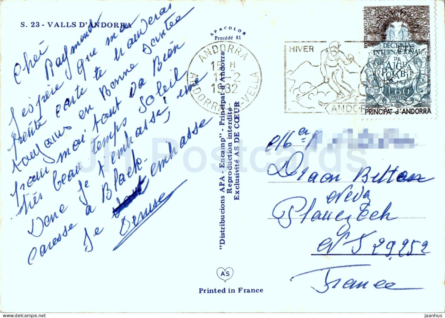Valls D'Andorra - Record D'Andorra - Fisch - Angeln - Multiview - 23 - 1982 - Andorra - gebraucht