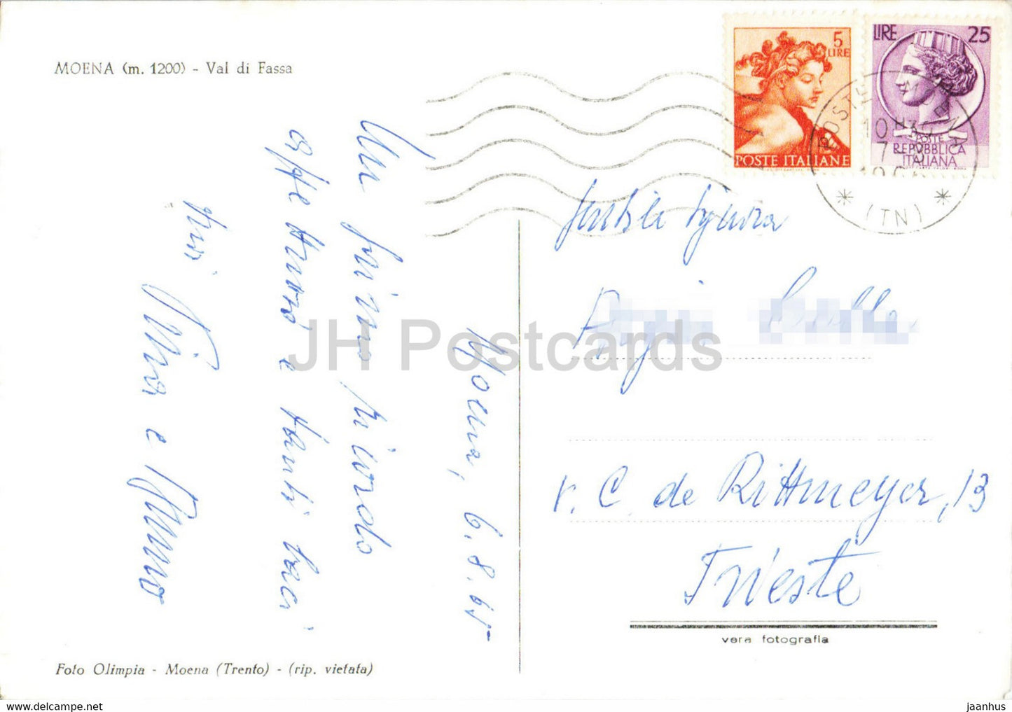 Moena - Val di Fassa - 1965 - Italy - used