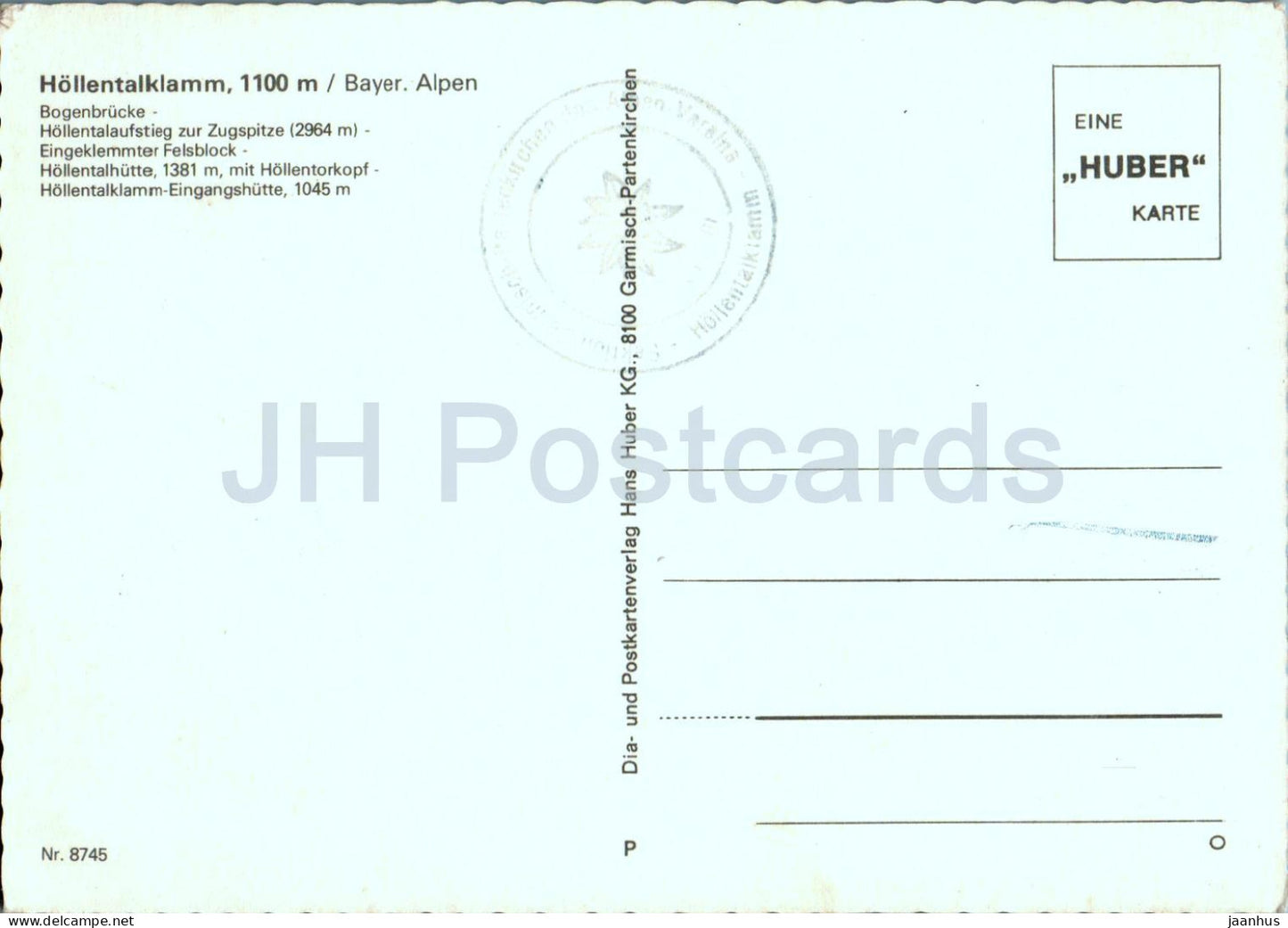 Hollentalklamm 1100 m - Durch die wildromantische Hollentalklamm - Multiview - 8745 - Deutschland - unbenutzt