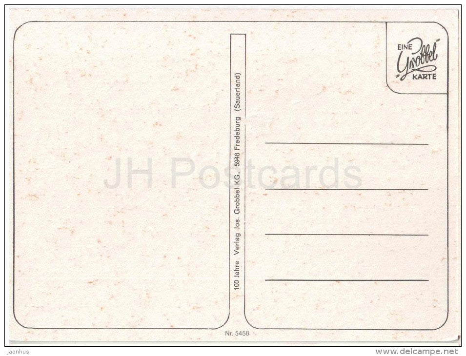 Der Biggersee - Staudamm - Lister Staumauer - Seglerparadies - Talbrücke - Germany - nicht gelaufen - JH Postcards