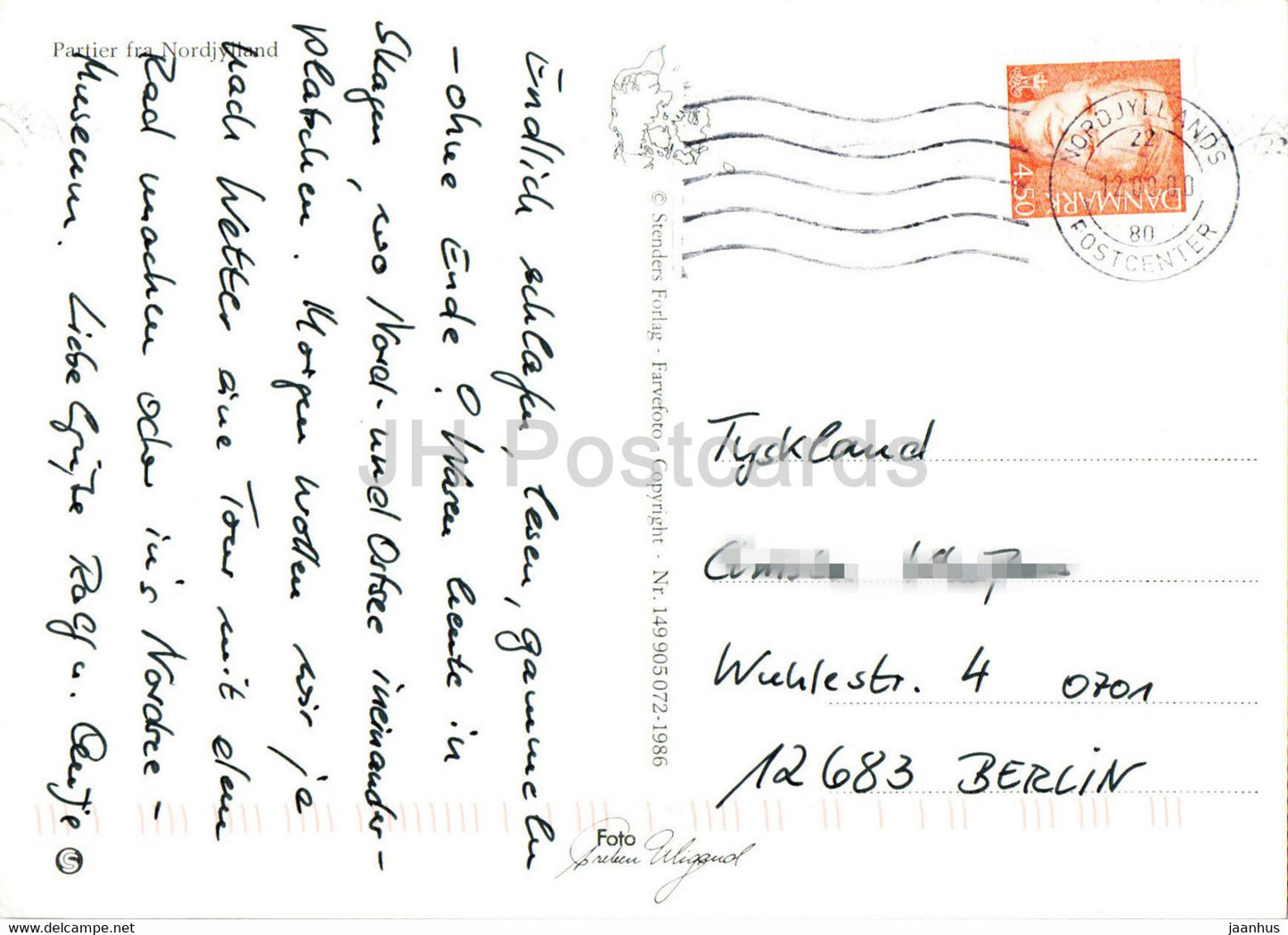 Greetings from Northern Jutland - Nordjylland - multiview - 2000 - Denmark - used