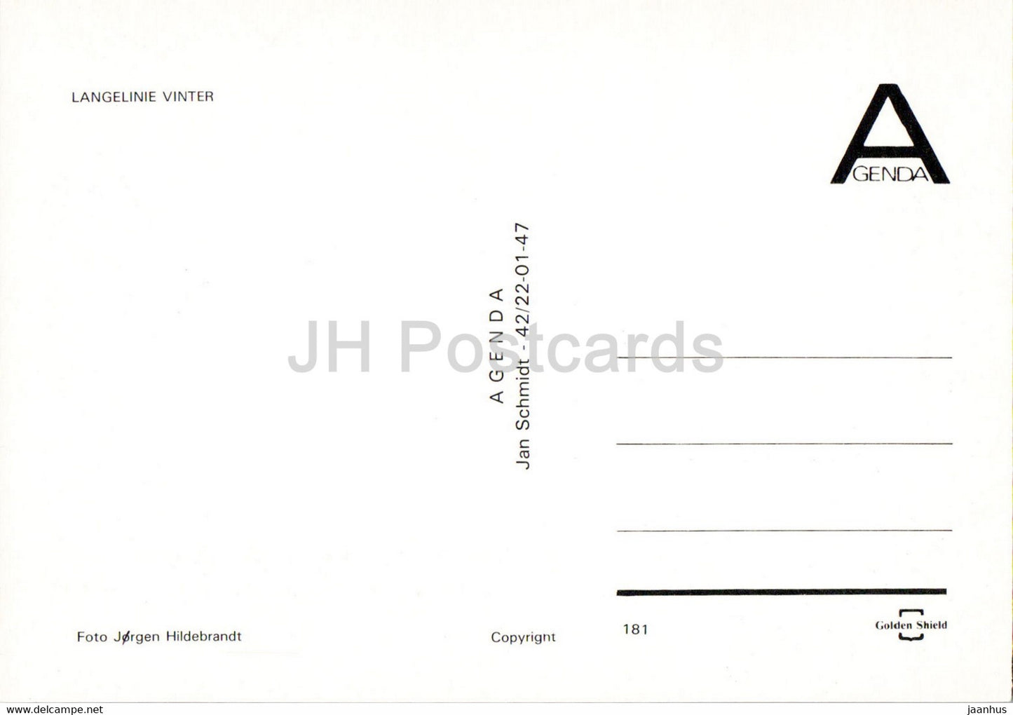 Copenhagen - Langelinie - winter - 181 - Denmark - unused