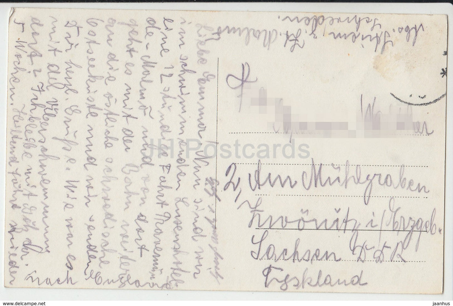 s/s Heimdall - ship - steamer - Stockholms Rederi AB Svea. - old postcard - Sweden - used