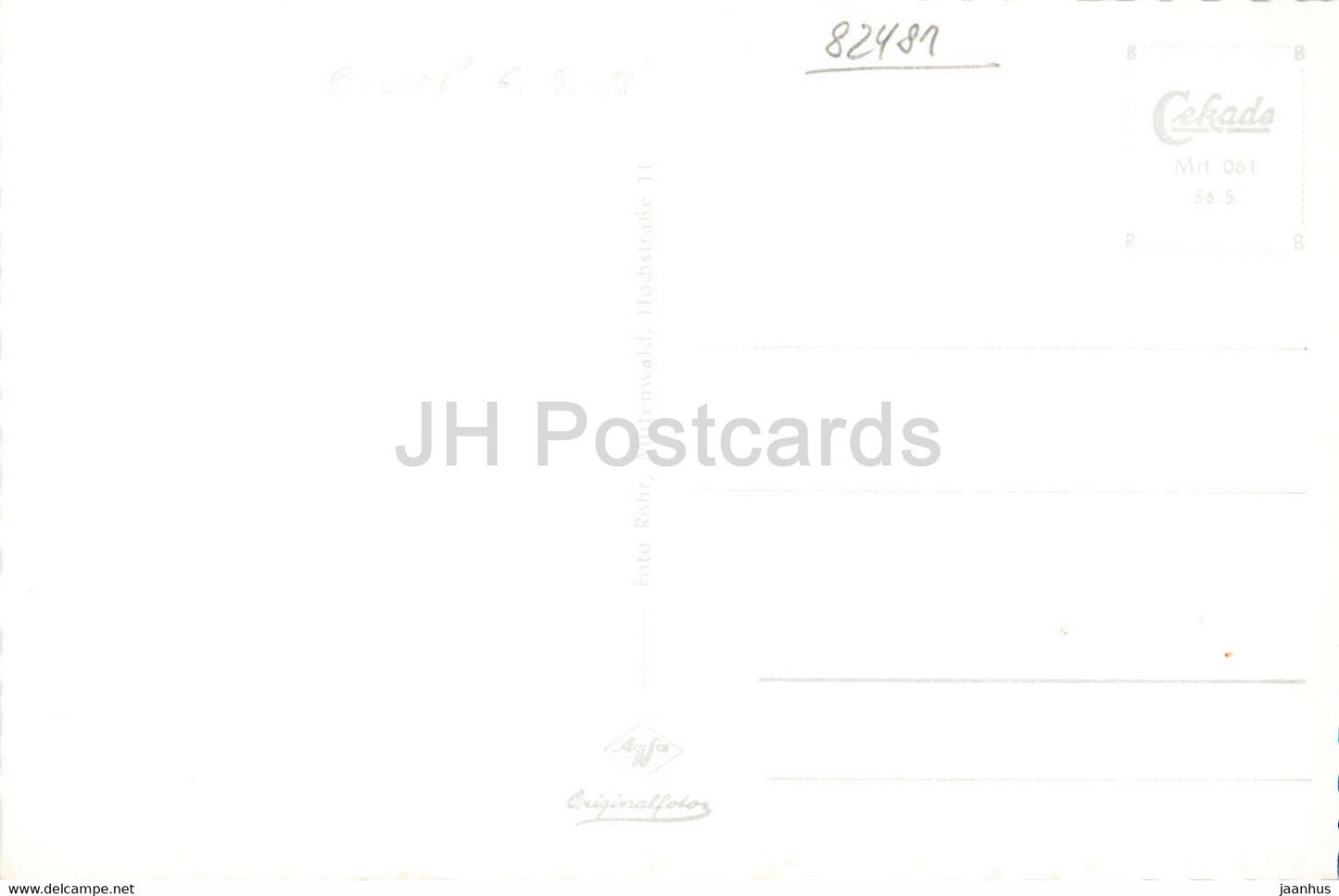 Mittenwald Leutaschklamm - carte postale ancienne - Allemagne - inutilisée