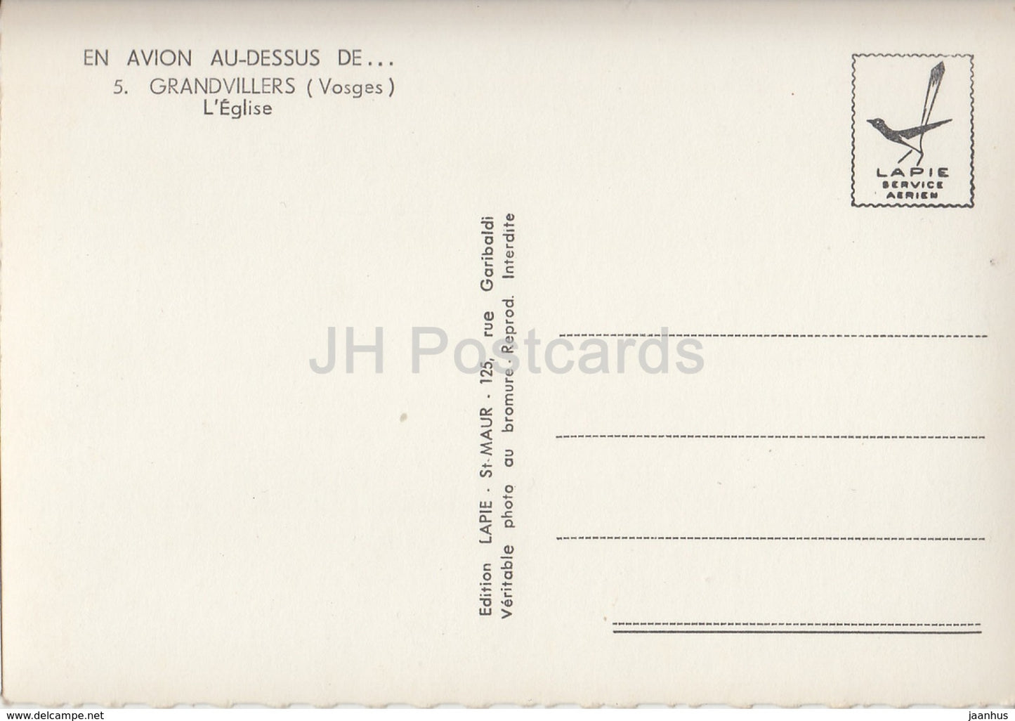 Grandvillers - L'Eglise - En Avion Au-Dessus de... - Aisne - 5 - Frankreich - unbenutzt